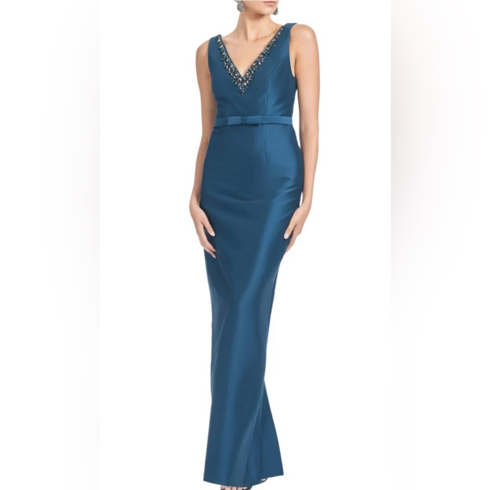 Sachin & Babi 
GARDA GOWN IN BOTTLE GREEN